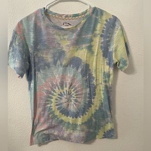 A tye dyed shirt